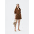 SHORTS FEM MARROM ESCURO