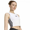 CROP TOP ADIDAS W 3S PAD TK de Mujer - JZ6876 Blanco