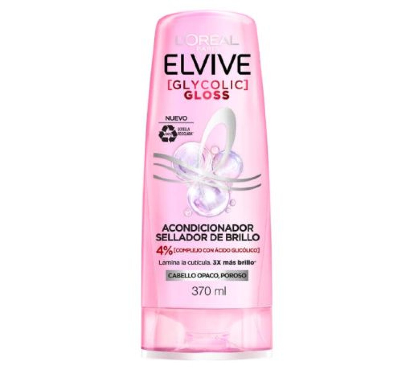 Elvive Acondicionador Glycolic Gloss 370ml – Hidratación y Suavidad Extrema