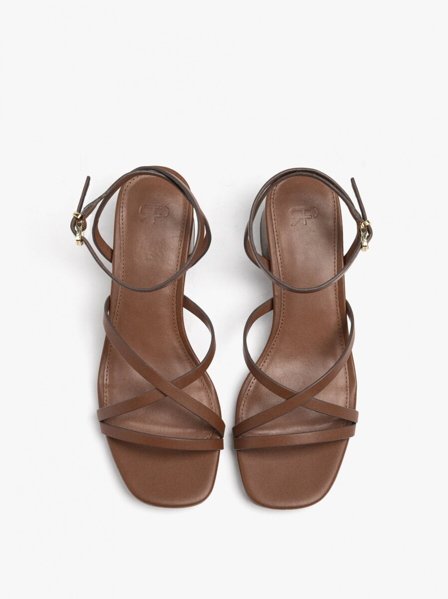 Sandalias Tacón High Heel Sandals - camel 