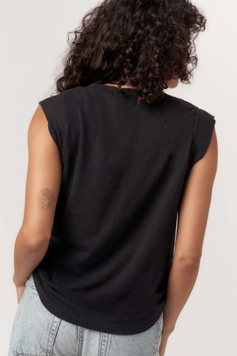 POLERA RUE V-NECK Negro
