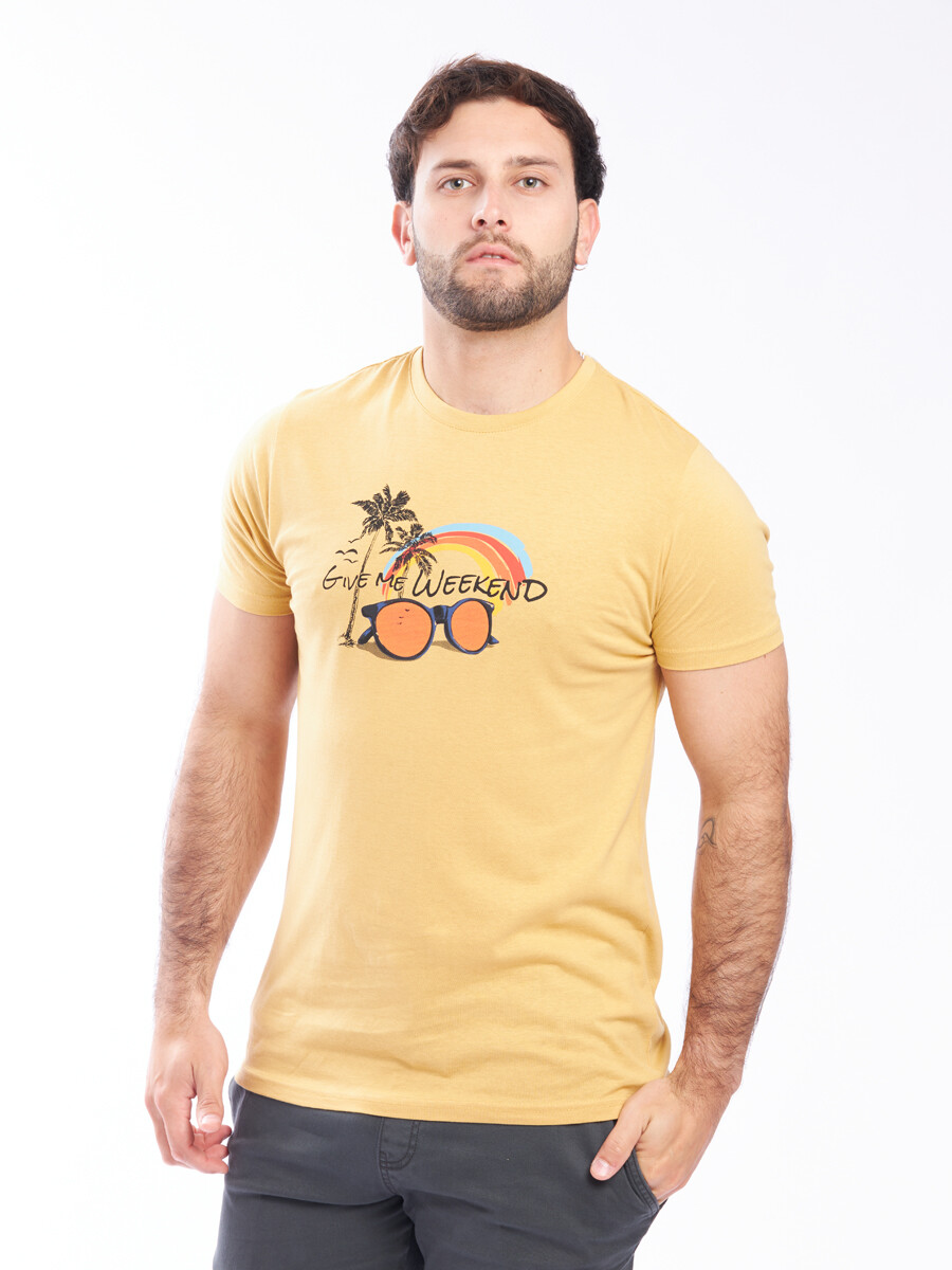 T-SHIRT ARTESA 422 - Amarillo 