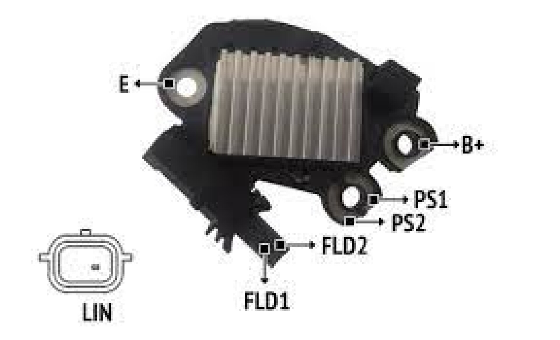 REGULADOR VOLTAJE RENAULT VALEO CLIO KWID LOGAN SANDERO =2712835=2712616 NOSSO 