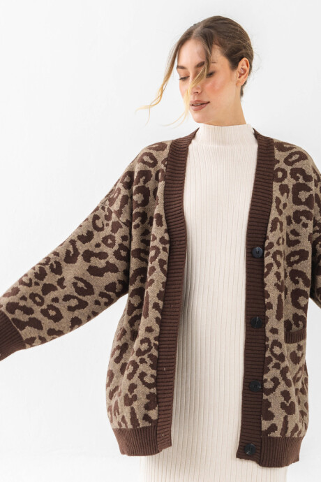 Cardigan Katty Chocolate