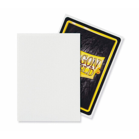 Dragon Shield: 100 Standard Sleeves - White Classic Dragon Shield: 100 Standard Sleeves - White Classic