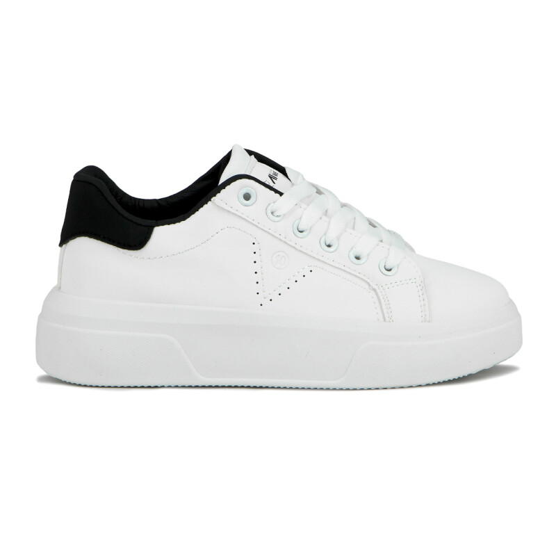 Austral Calzado Casual Chiara C/Plataforma Acordonado - Blanco Blanco