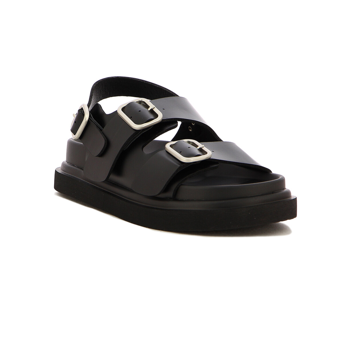 Sandalias Mujer Darkness Plataforma - Negro 