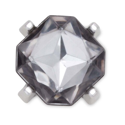 Jibbitz Charcoal Square Gem Multicolor