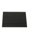 INDIVIDUAL RECTANGULAR A RAYAS NEGRO