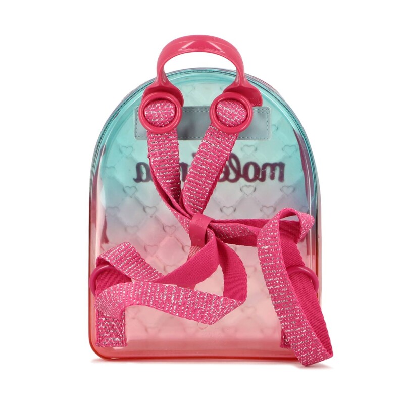 Molekinha Mochila C/degrade Rosado-turquesa