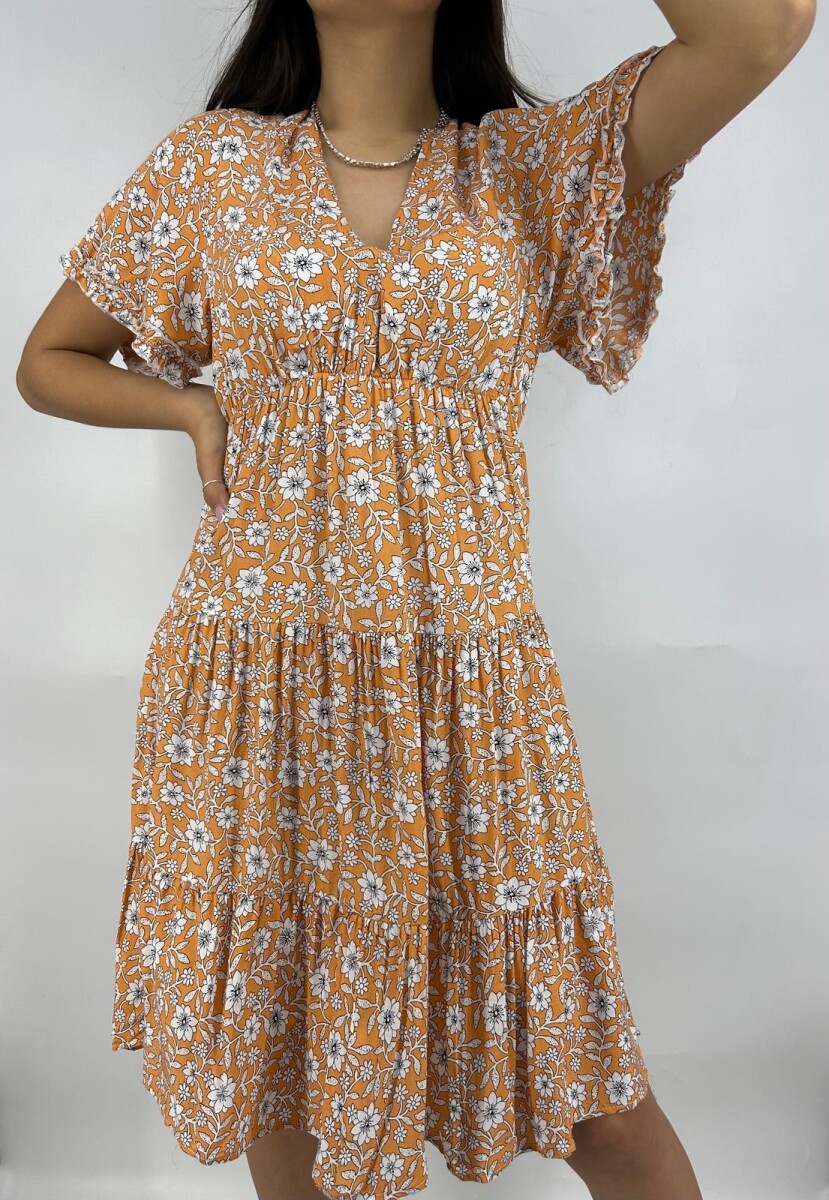 VESTIDO WANNA 2414 - NARANJA 