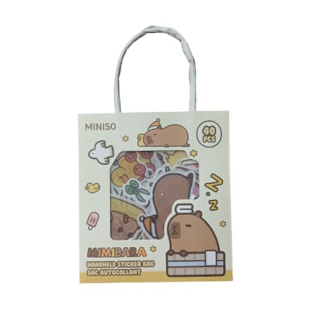 Stickers capibara 40pcs diseño 4