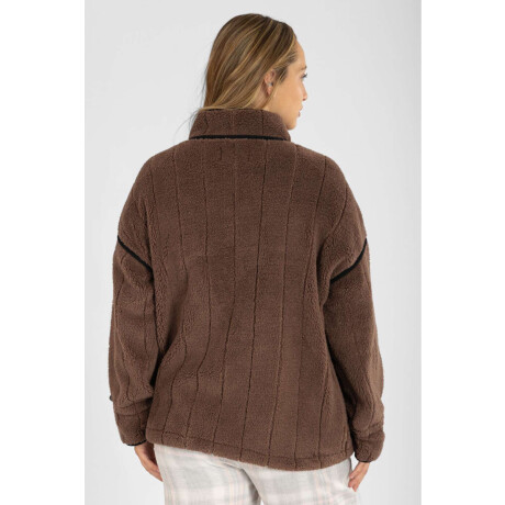 Sport sherpa jacket Marron