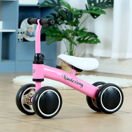 Bicicleta De Equilibrio Buggy Niños S/Pedal Triciclo Rosa