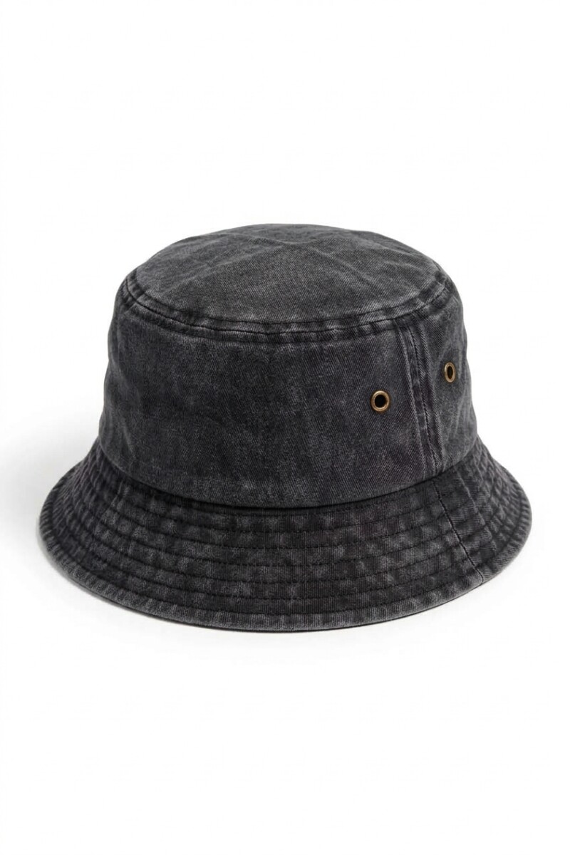 Gorro bucket washed negro