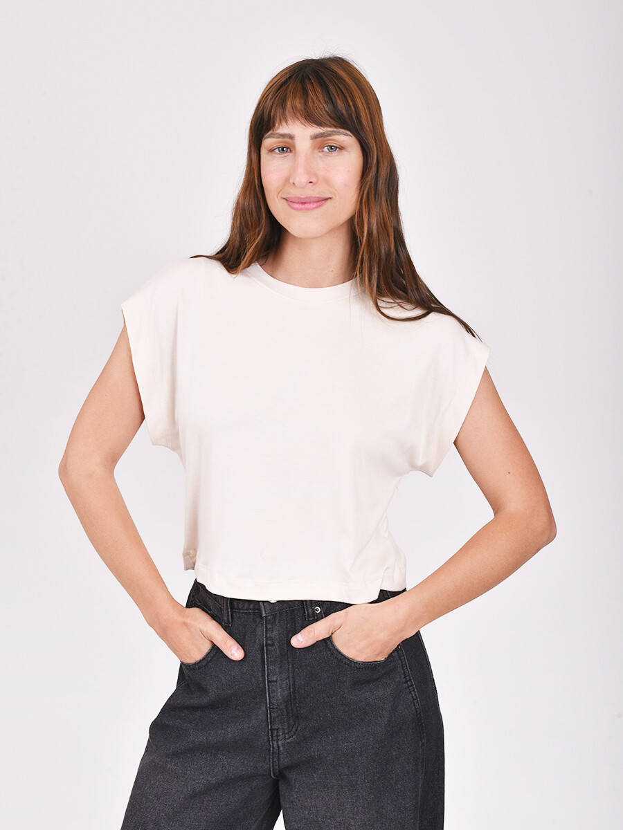 REMERA ZARAGOZA - CREMA 