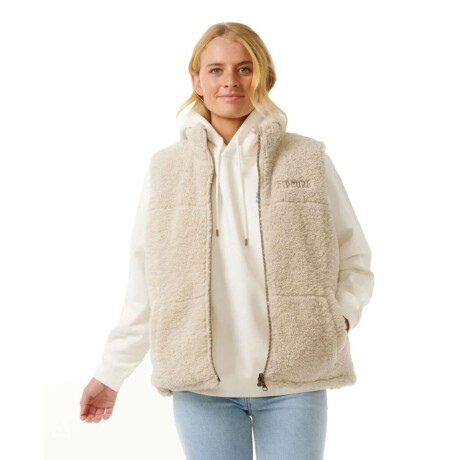 Chaleco Rip Curl Soleil Revo Puffer Beige