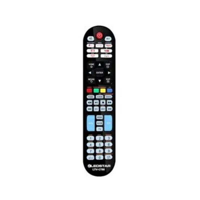 CONTROL REMOTO LEDSTAR LTV-CTR1 UNIVERSAL Negro