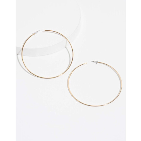 Argollas De Metal Dorado