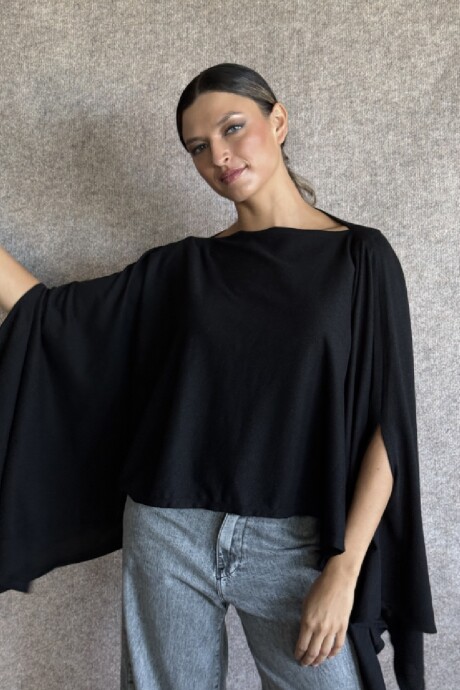 Poncho Sophie Negro