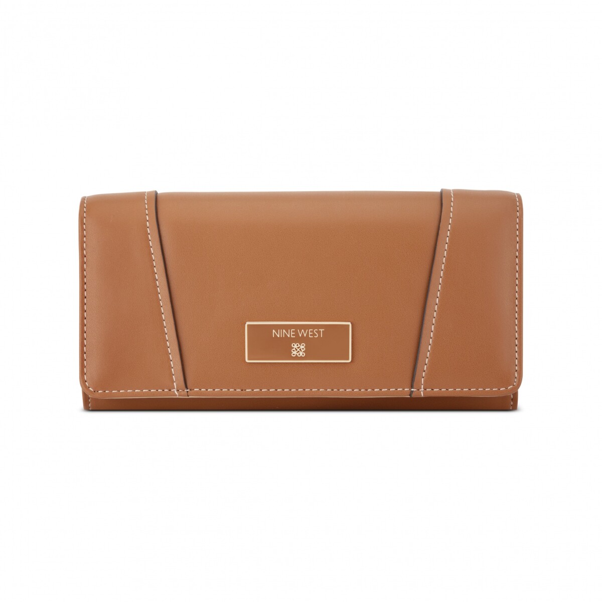 Small Leather Goods Fleura Phone Clutch Wallet - Brandy 