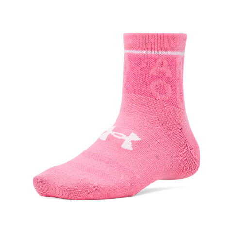 Yth UA Essential 6pk Qtr-PNK PNK-672