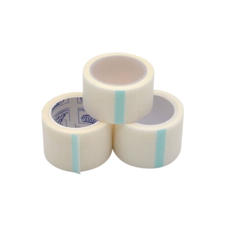 Cinta médica transparente x 8m 2,5 cm