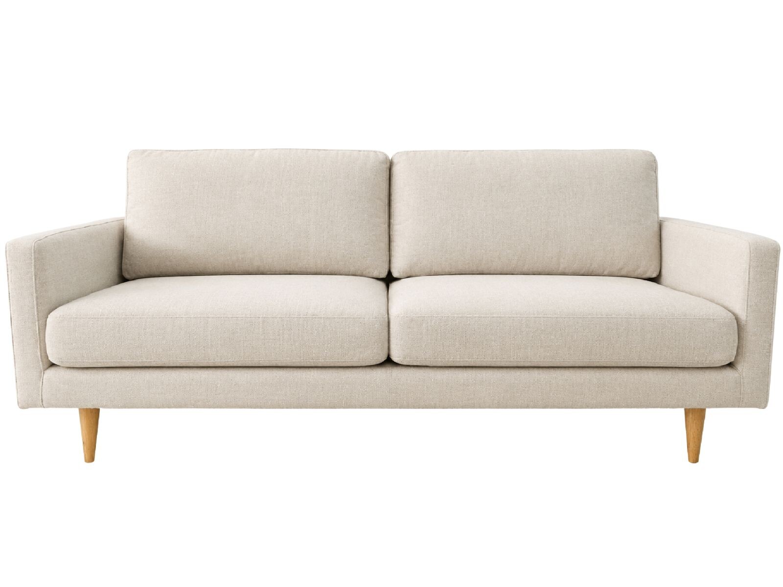 Sofá PRADA 3 cps - Beige Tela Rústica 