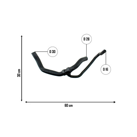 CAÑO RENAULT R. CLIO 2 RADIADOR INFERIOR CAUPLAS CAÑO RENAULT R. CLIO 2 RADIADOR INFERIOR CAUPLAS