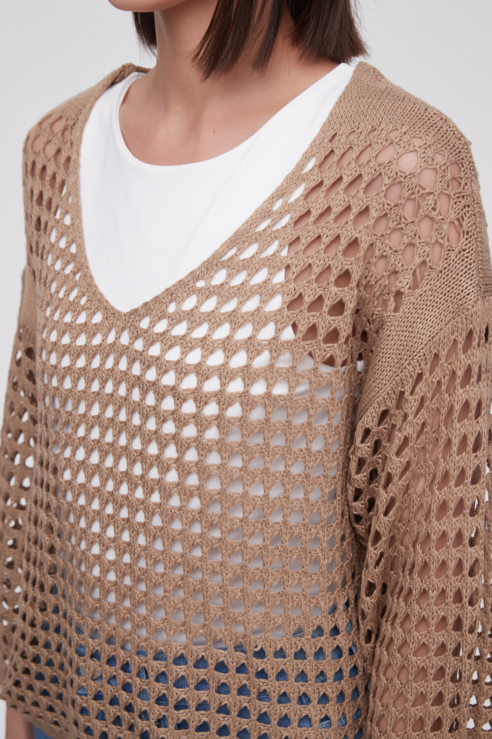 Sweater Esdren Beige Oscuro