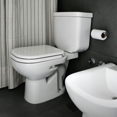 INODORO PARA MOCHILA BARI BLANCO LOZA SANITARIA BAÑO BLANCO