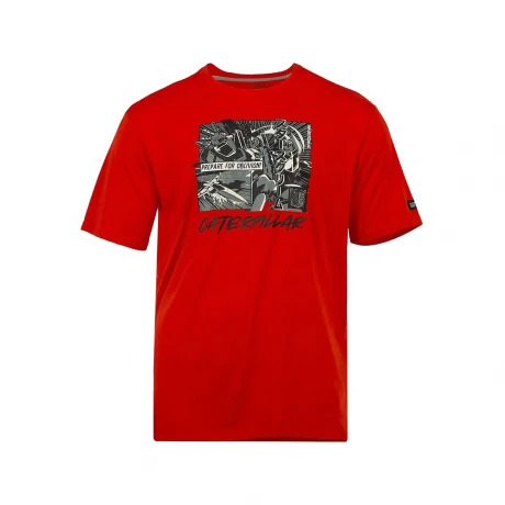REMERA CATERPILLAR TRANSFORMERS STA ORANGE