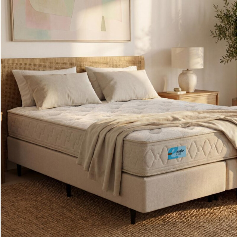 Colchón FORZA 2 Plazas ECOFLEX 138 x 188 x 30 cm Colchón FORZA 2 Plazas ECOFLEX 138 x 188 x 30 cm