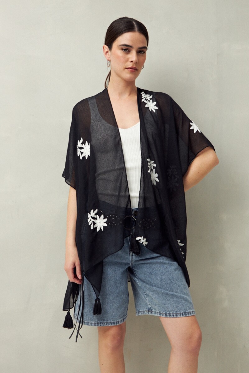 PONCHO ARTEMAS Negro