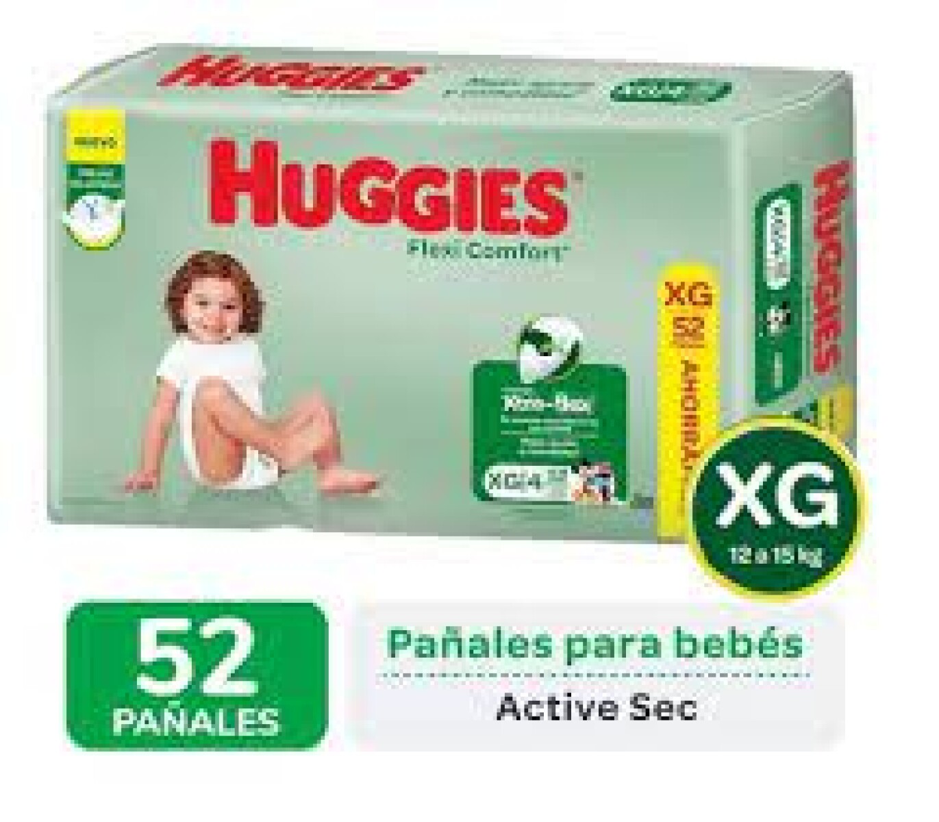 Pañales Huggies Flexi-confortXG-4-52 
