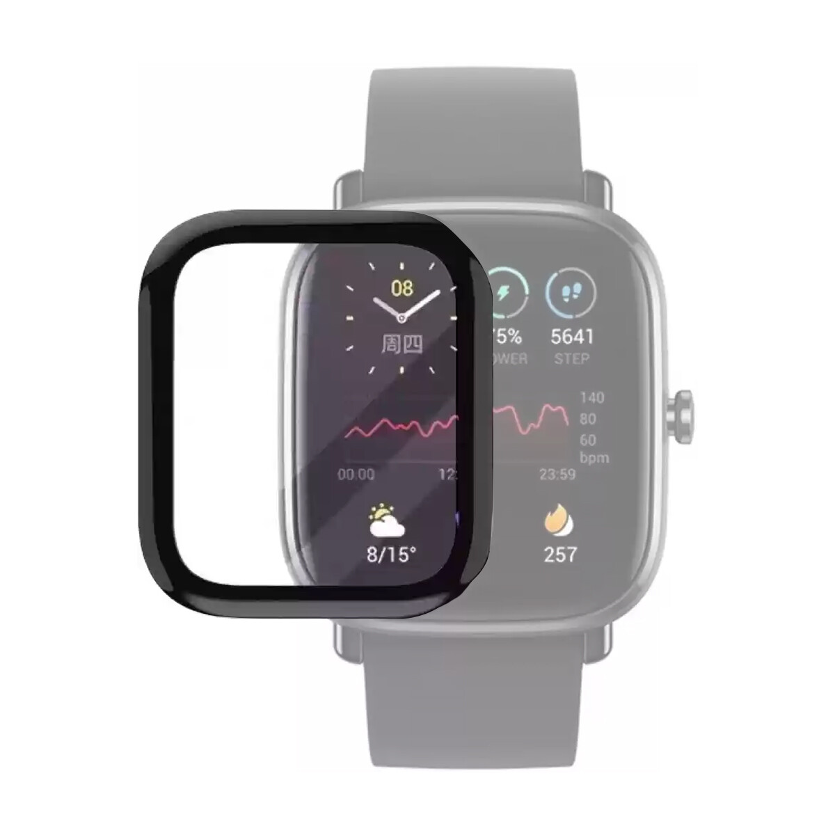 Protector de Pantalla Vidrio PMMA para Smartwatch Amazfit GTS 2 Mini Transparente