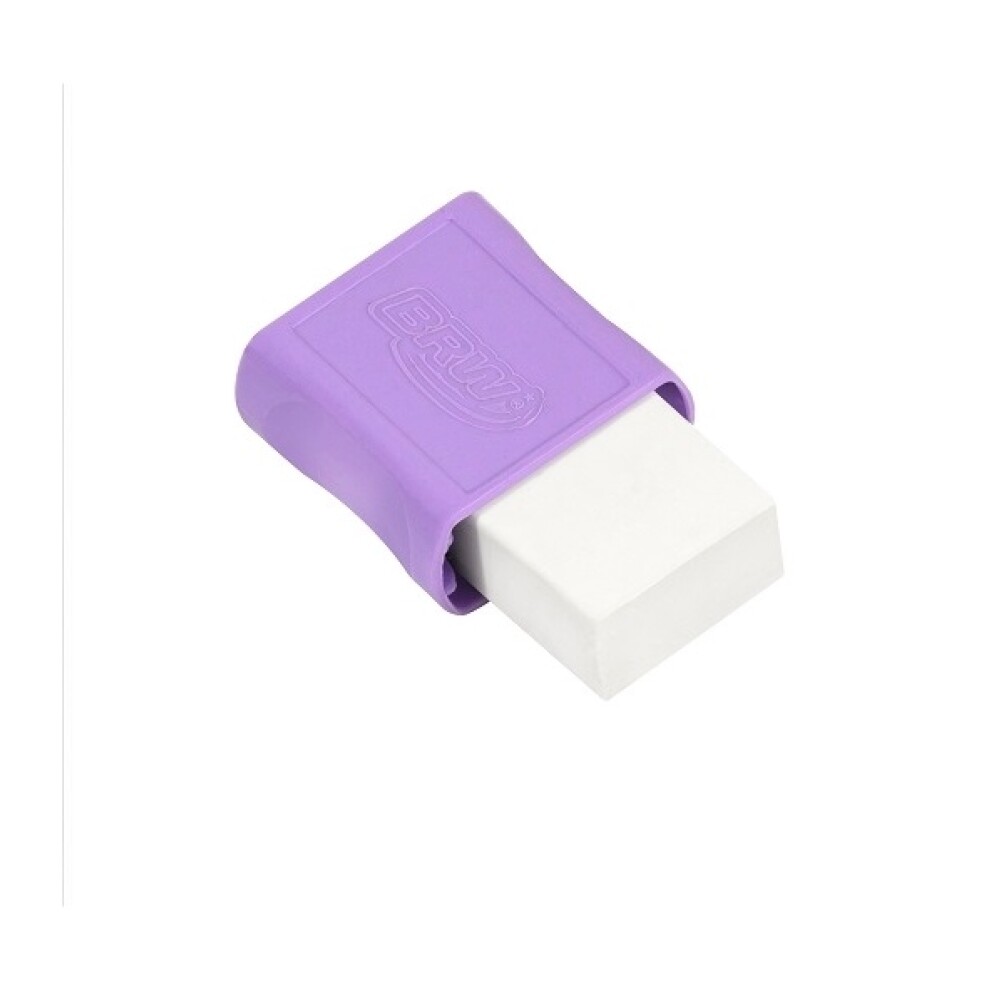 Goma de Borrar BRW Pastel con Funda Plástica GOMA DE BORRAR BRW CON FUNDA PLASTICA PASTEL