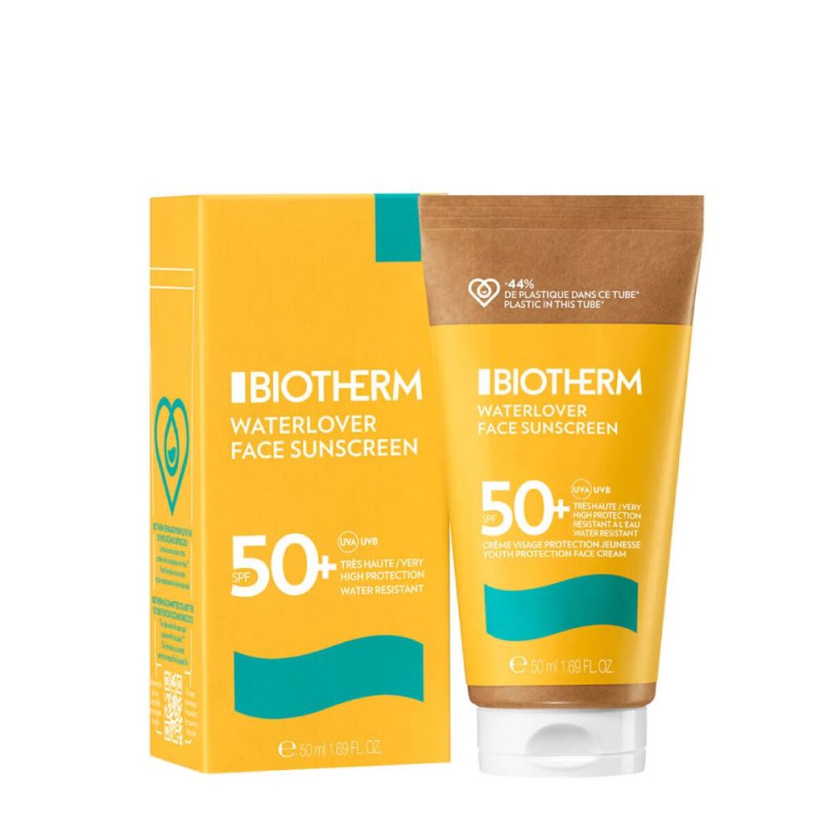 Protector Solar Facial Biotherm Waterlover Anti Aging FPS50 50ml 