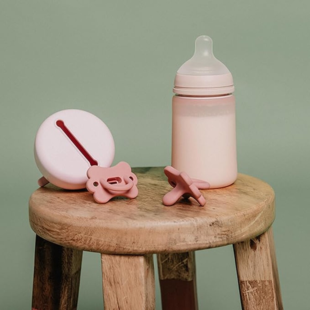 Porta chupete Pod Suavinex silicona Essence Rosa