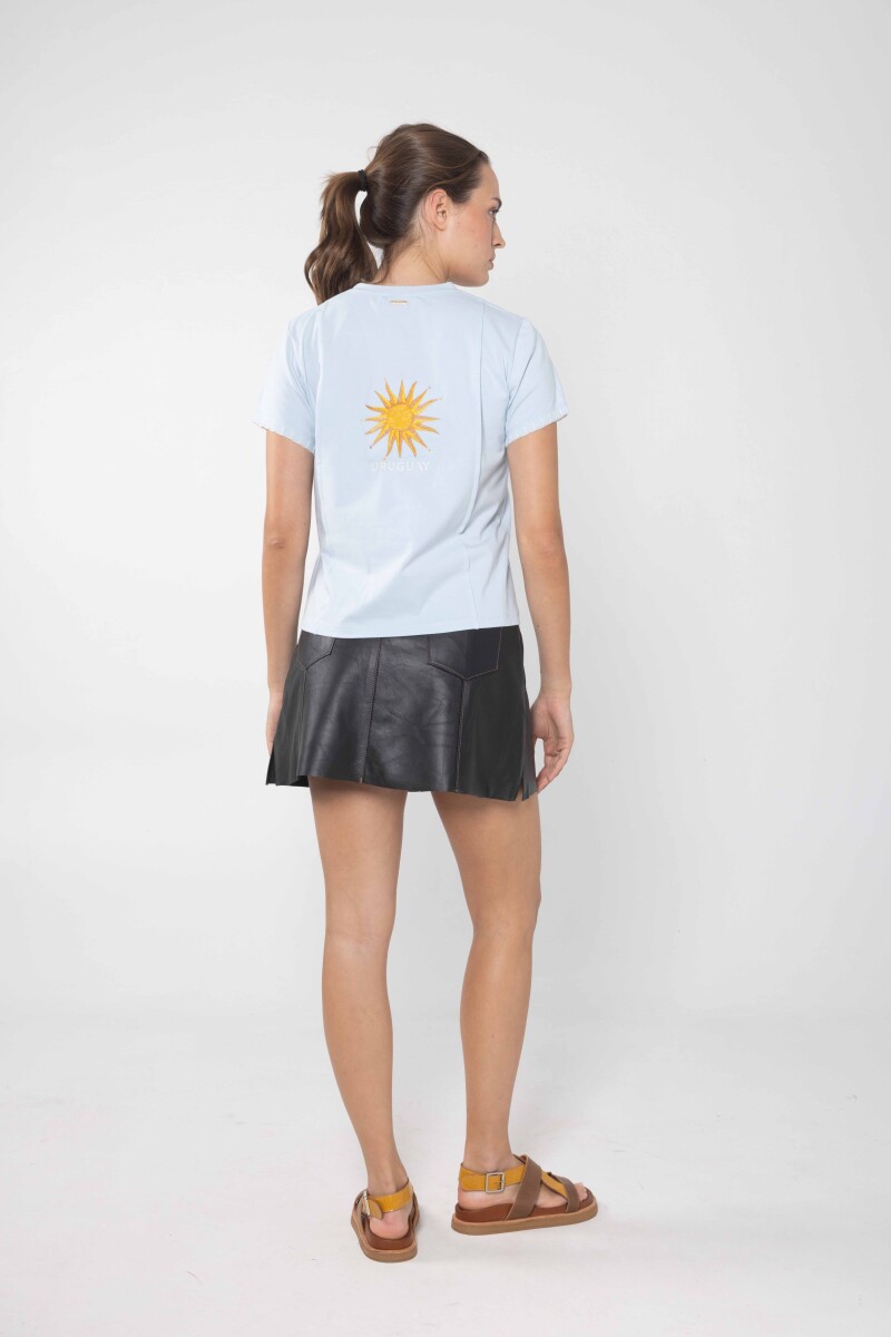 TSHIRT SHORT URU Celeste