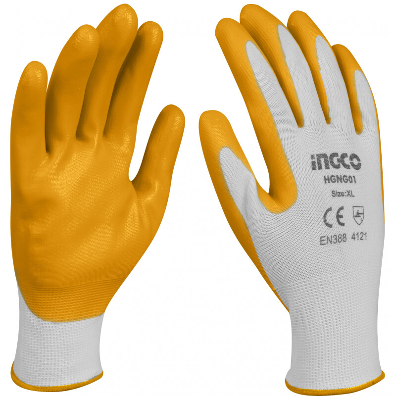 GUANTES DE NITRILO INGCO TALLE XL GUANTES DE NITRILO INGCO TALLE XL