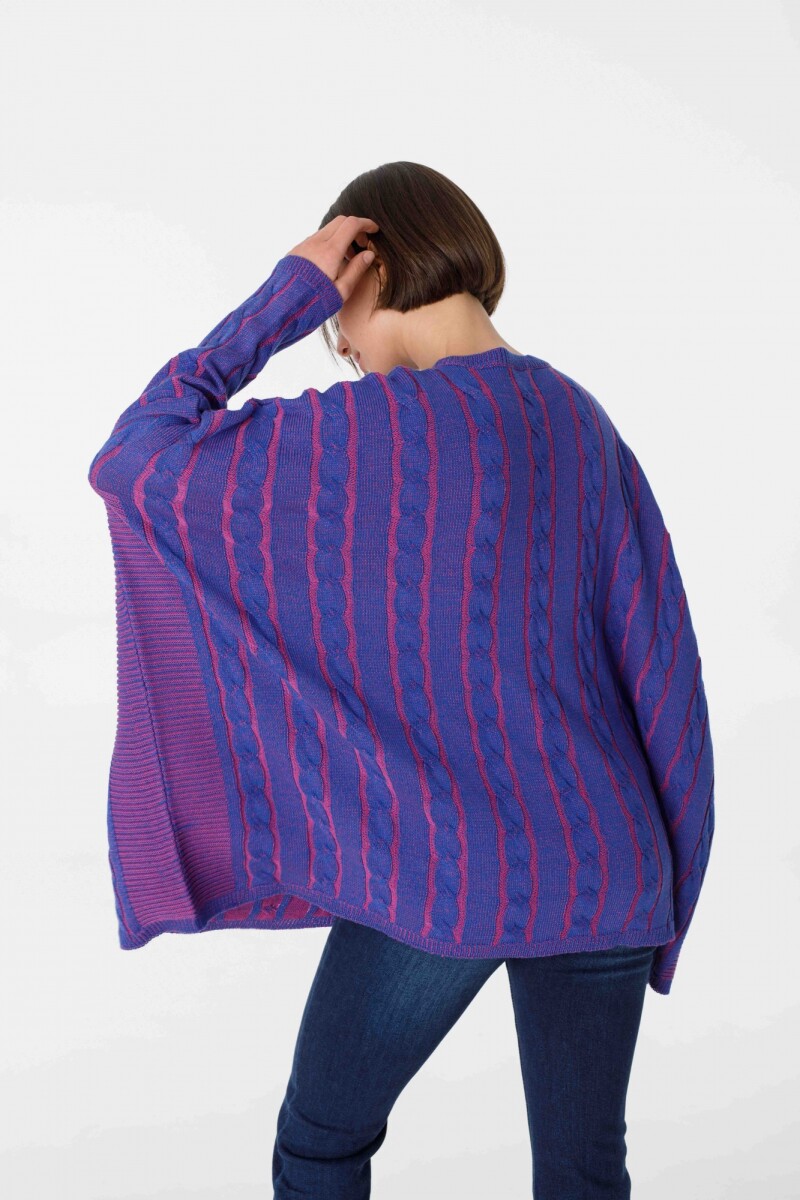 Sweater Oceano Fucsia/Violeta
