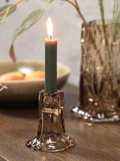 Vela candelabro HOLME H20cm oliva 4u/pk Vela candelabro HOLME H20cm oliva 4u/pk