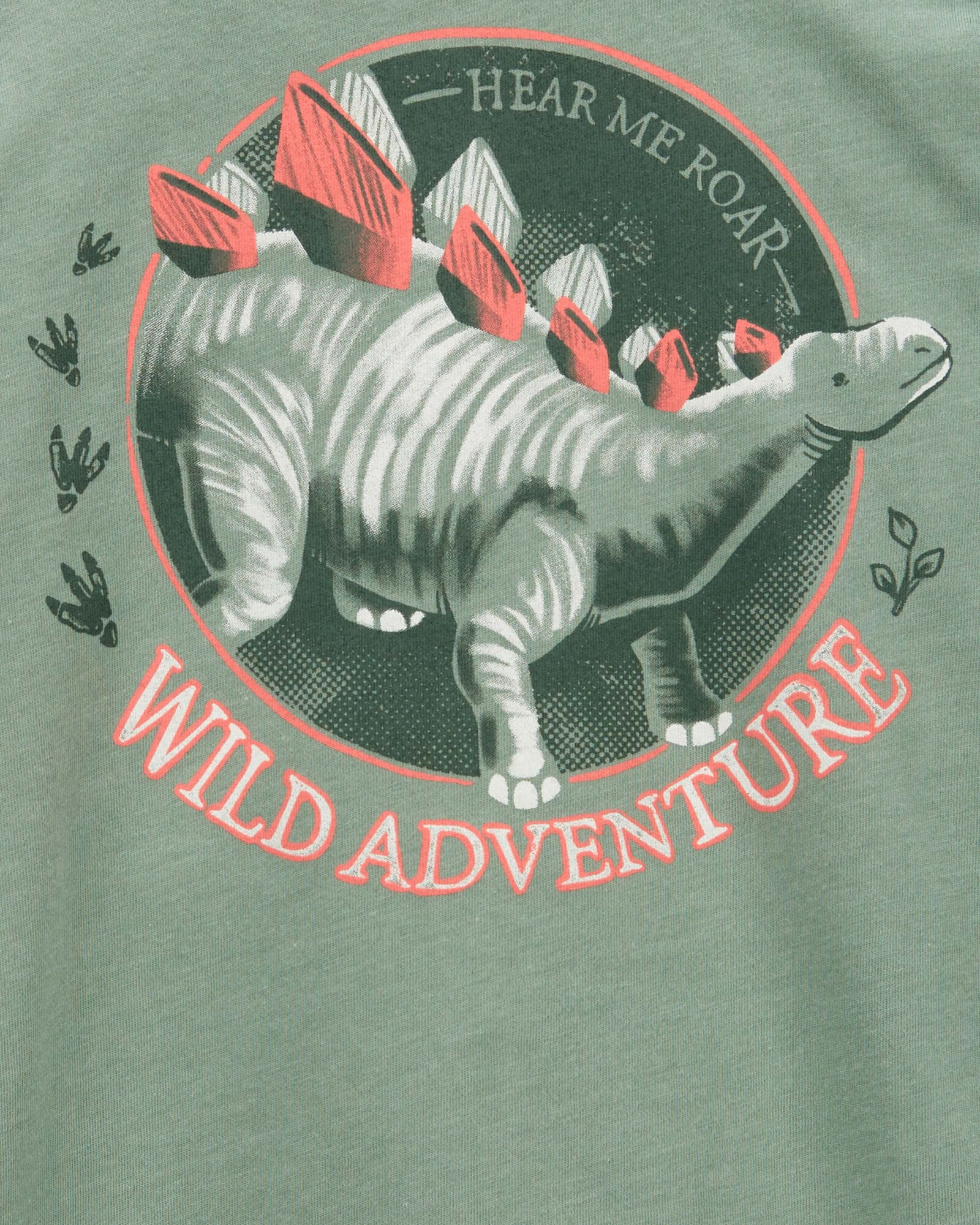Remera de algodón, mangas largas en capas, diseño dinos Remera de algodón, mangas largas en capas, diseño dinos