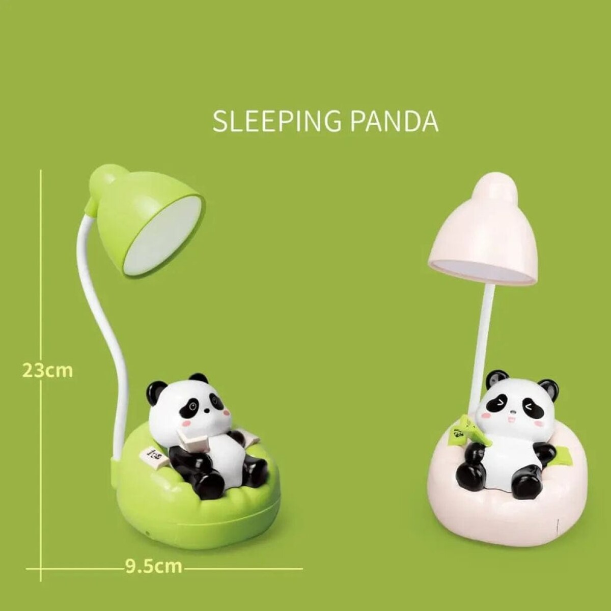 Lámpara Led Diseño De Panda Recargable Universo Binario - ROSA 
