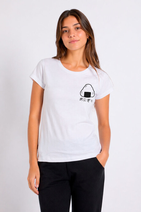 T-SHIRT ONIGI Blanco