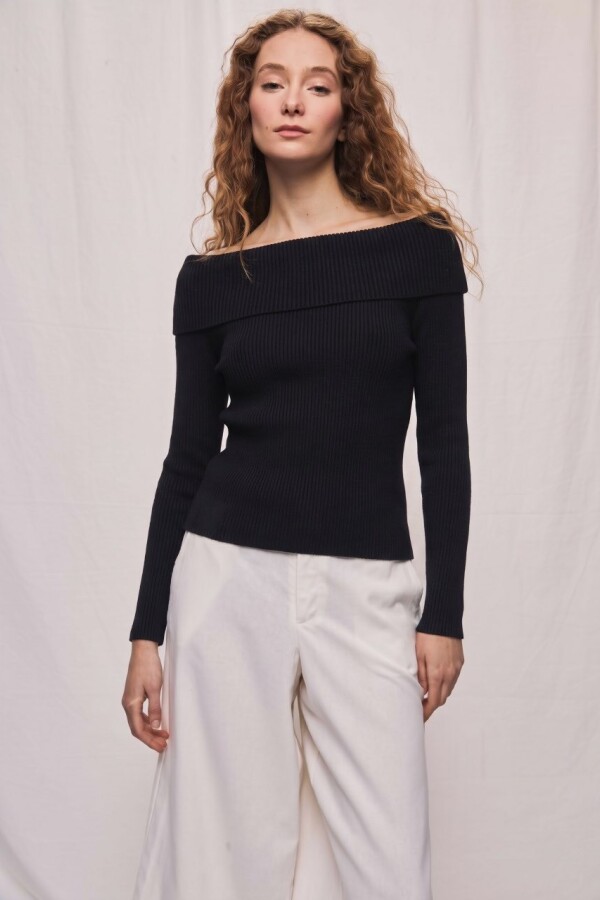 SWEATER LUX Negro