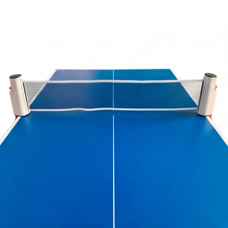 Mini Mesa De Ping Pong Reforzada + Red + Regalos Azul