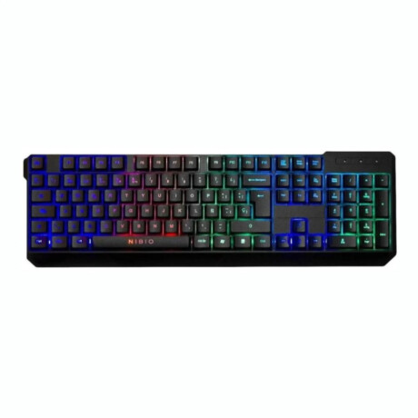 Teclado Gamer Nibio K200 Strike Español Negro Teclado Gamer Nibio K200 Strike Español Negro