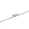 Caravanas Punto de Luz-Plata 925-Piedra Zirconia-CA3044 conpiedra
